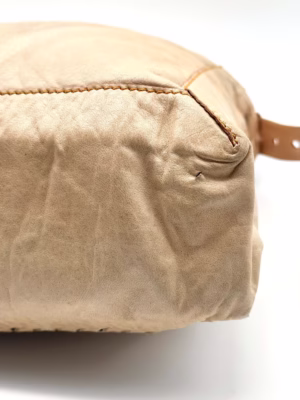 Fendi Maxi Baguette Whipstitch Crossbody Bag